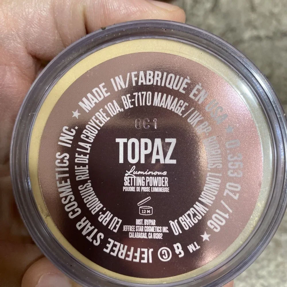 Jeffree Star Magic Star‎ Luminous Setting Powder In Shade Topaz New Full Size